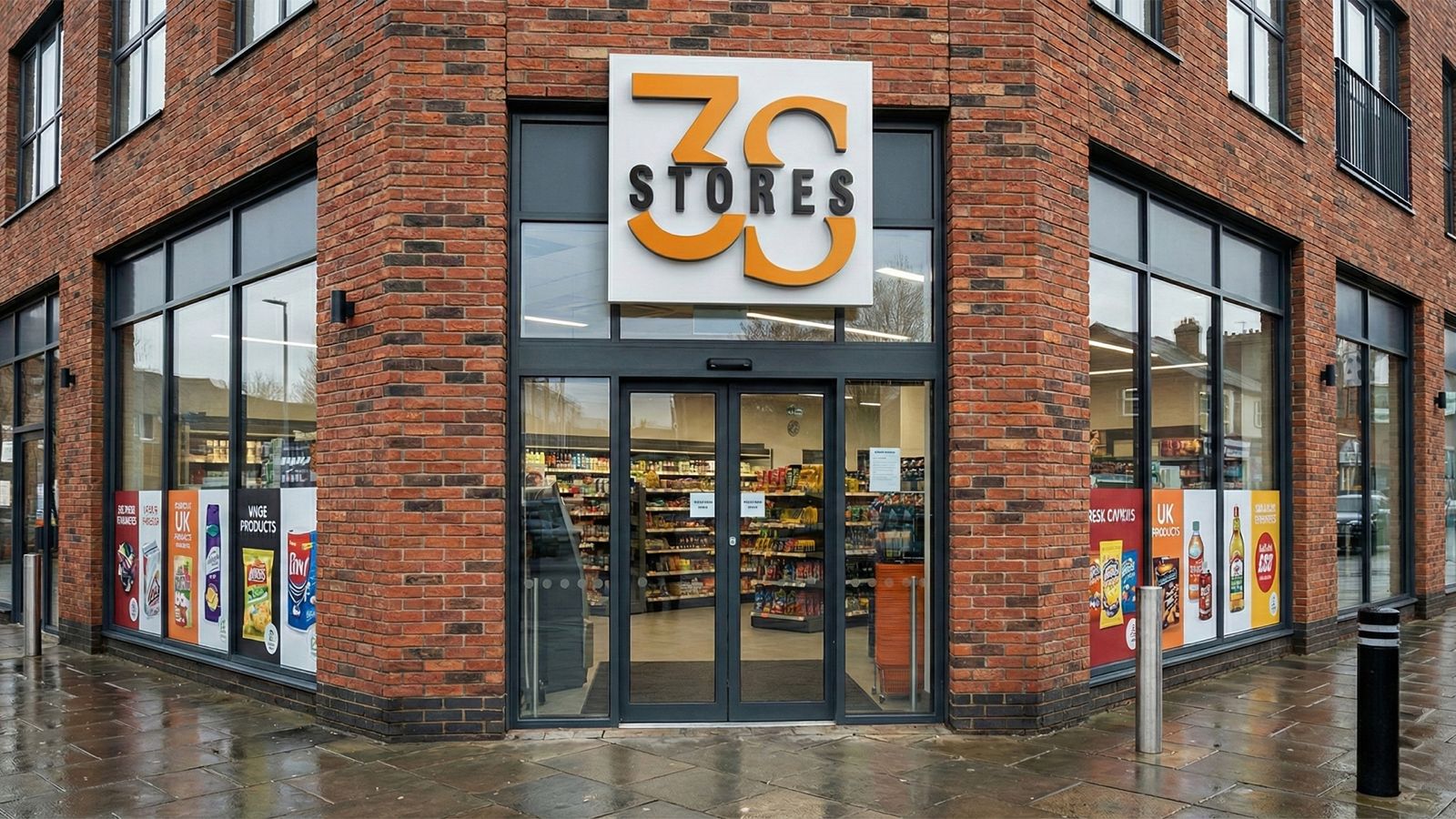 3S convenience store exterior